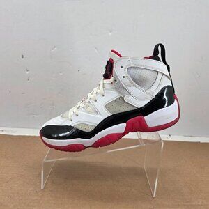 Nike Air Jordan Jumpman Two Trey, Men's Shoes White, Gym Red, Black, Size 10